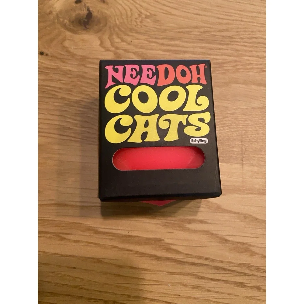 NeeDoh Cool Cats Shylling Pink Squishy